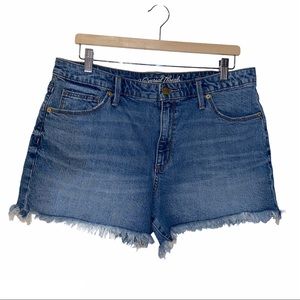 Universal Thread High Waisted Fringe Denim Shorts